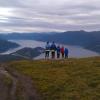 Flott utsikt over fjorden
